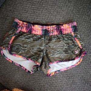 Kids camo shorts